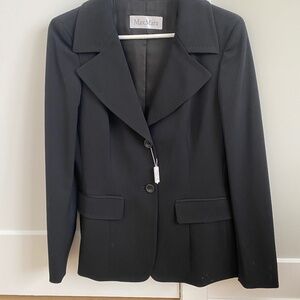 MaxMara Black Blazer Size 8